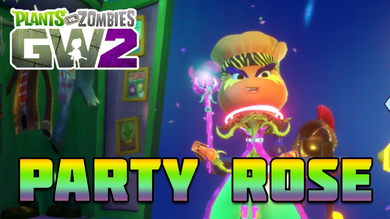 Legendary Party Rose Plants vs Zombies Garden Warfare 2