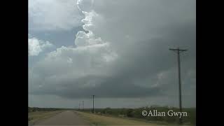 Amarillo TX,  Supercell, Hail & Tornadoes. 6-21-04