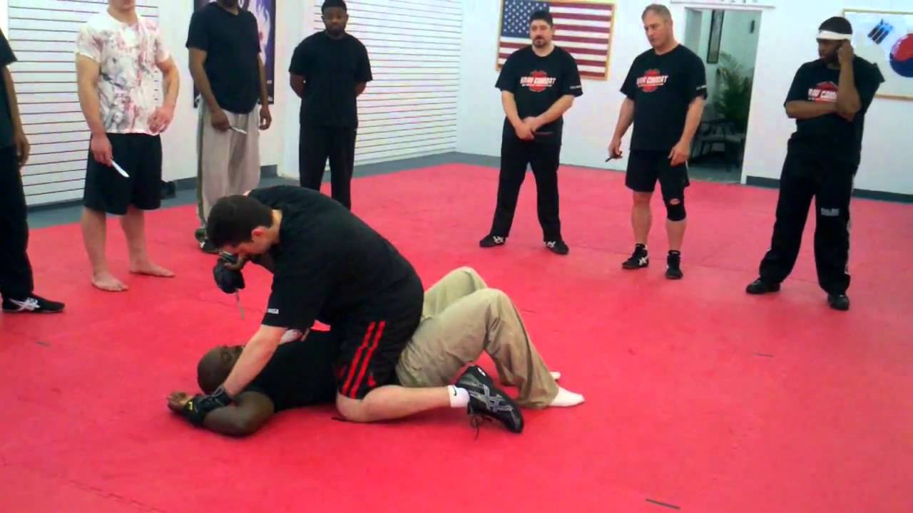 Krav Maga NJ Knife Defense Real Knife Fighting Training with Taser / Shock Knives YouTube