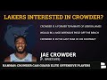 Lakers Injury News On LeBron James & Anthony Davis + Trade Rumors On Andre Iguodala & Jae Crowder