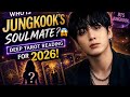 |What is JUNGKOOK'S Soulmate According to Tarot Reading 2026?||😱#bts #jungkook future spouse reading