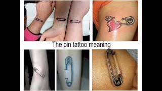 The pin tattoo meaning - Photo examples and facts for the site tattoovalue.net