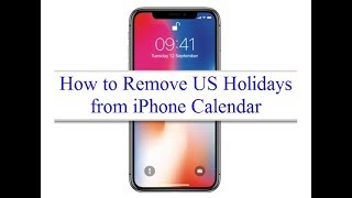 How to Remove US Holidays from iPhone Calendar screenshot 3