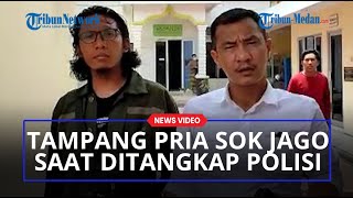 TAMPANG Pria Sok Jago Mau Patahkan Leher Bobby Nasution, Setelah Ditangkap Polisi Tak Berani Cakap