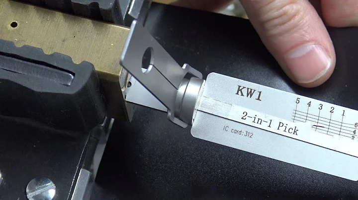 (345) Using KW1 Lishi to Pick & Decode an LSDA Padlock