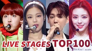 [TOP 100] MOST VIEWED K-POP MUSIC SHOW AND COMEBACK SHOW LIVE STAGES