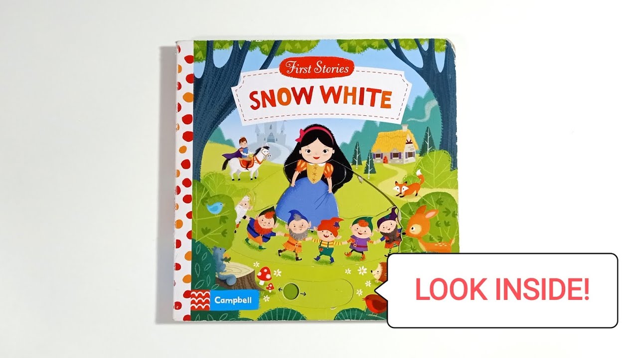 Snow White - First Stories Interactive Board Book of Fairy Tales by Campbell (flip through)