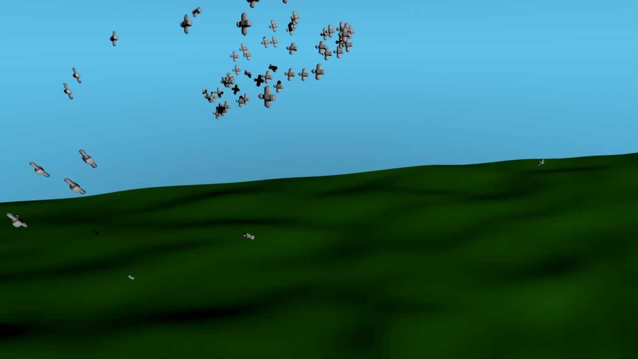 Flocking Bird Test - YouTube