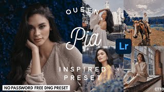 Blue Filter | Queen Pia Inspired Preset | Free DNG No Password screenshot 1