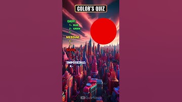 Colors Quiz! Can You PASS The ULTIMATE Color Test!🤯#quiz #trivia