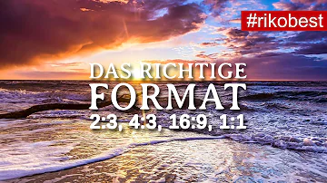 Welches Bildformat 4:3 oder 3 2?