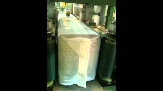 Haylage baling machine