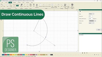 Draw a Continuous Line Design in Pro-Stitcher Designer
