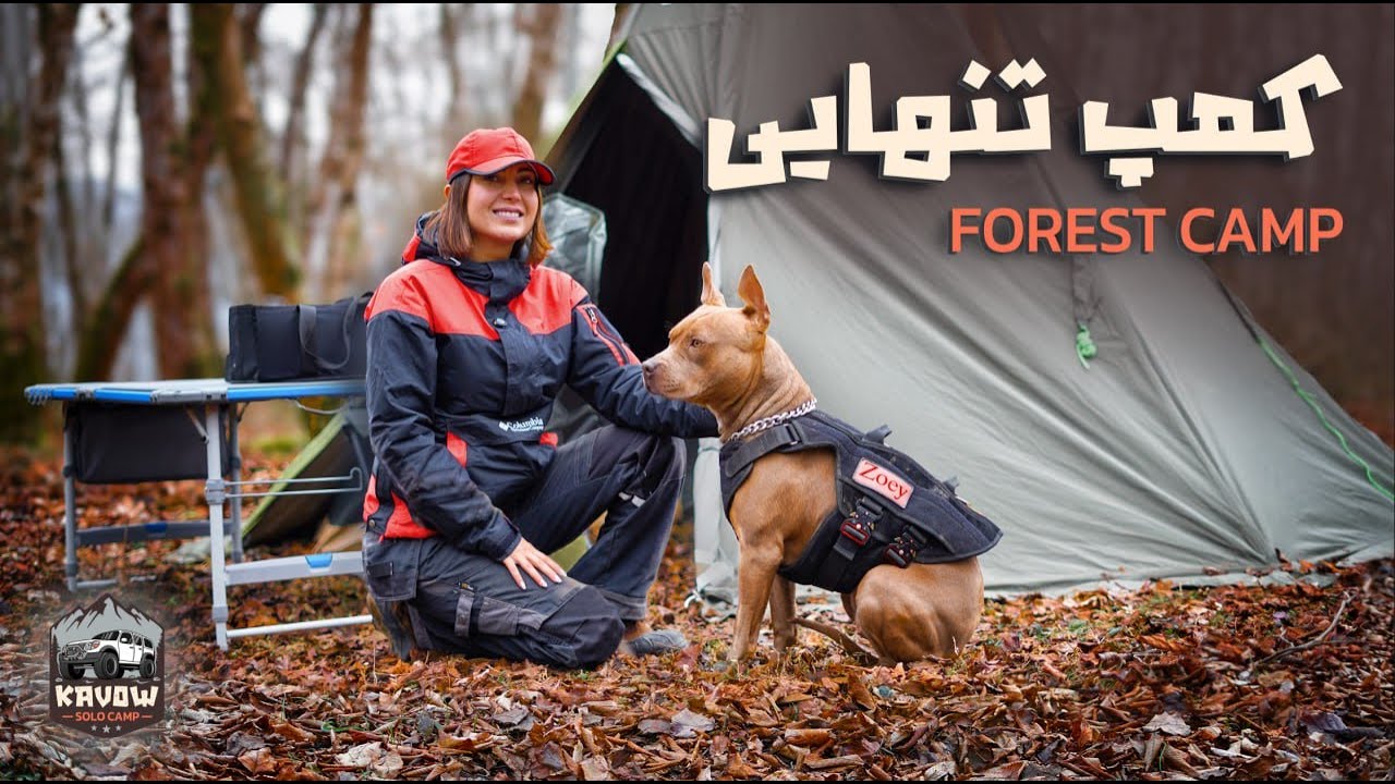 سفر و کمپینگ تنهایی با چادر جدیدم ، آشپزی در طبیعت + ASMR