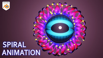 How to Create Spiral Animation with Geometry Nodes Blender 3.0 - Blender Tutorial