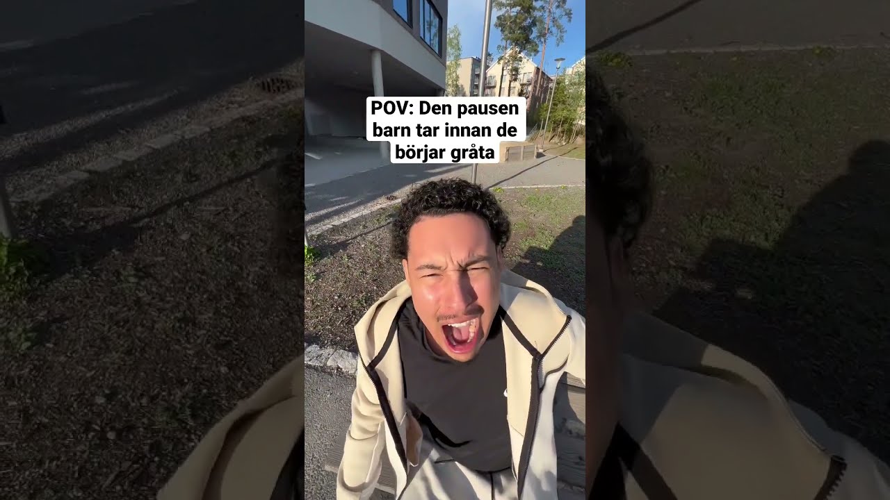 Den Pausen Barn Tar Innan De Gr Ter 