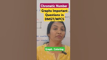 Chromatic Number in Graph Theory || #DMGT #MFCS #JNTUGV #JNTUA #JNTUK ||