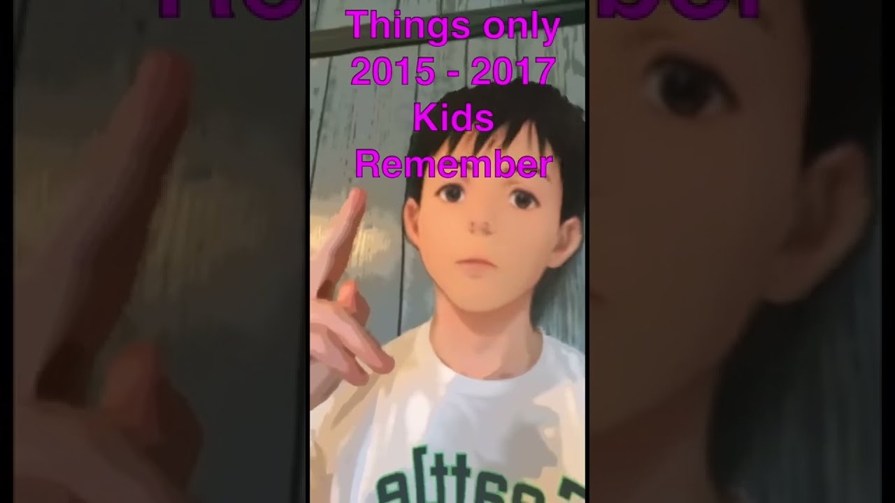 Things Only 2015 2017 Kids Remember Shorts