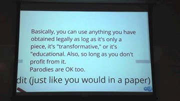 Technology at Penfield Library part 3: Fair Use