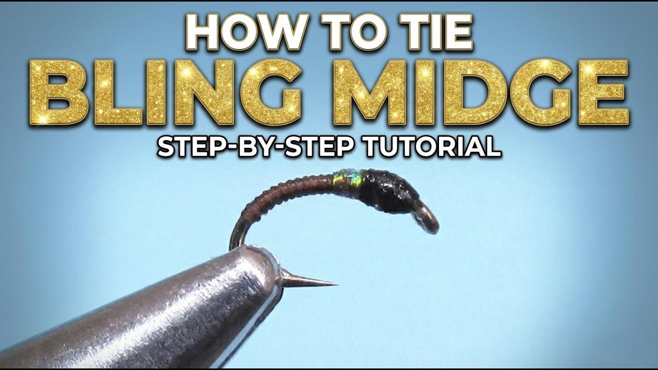 Start here for Fly Tying! Fly Tying Series Episode 1. How to tie a Bling Midge.