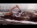 Hyundai 250LC-7‎ против мерзлоты( against frost)