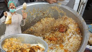 Fresh Masala Biryani | Spicy Chicken Biryani at Street Food Karachi Pakistan