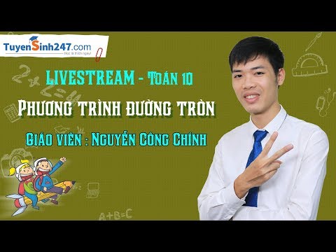 Video Chữa bài tập SGK: Phương trình đường tròn (Trang 83 -... - youtube