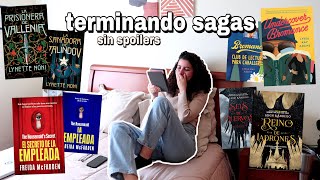 terminando sagas de libros que tengo pendientes  lee conmigo sin spoilers