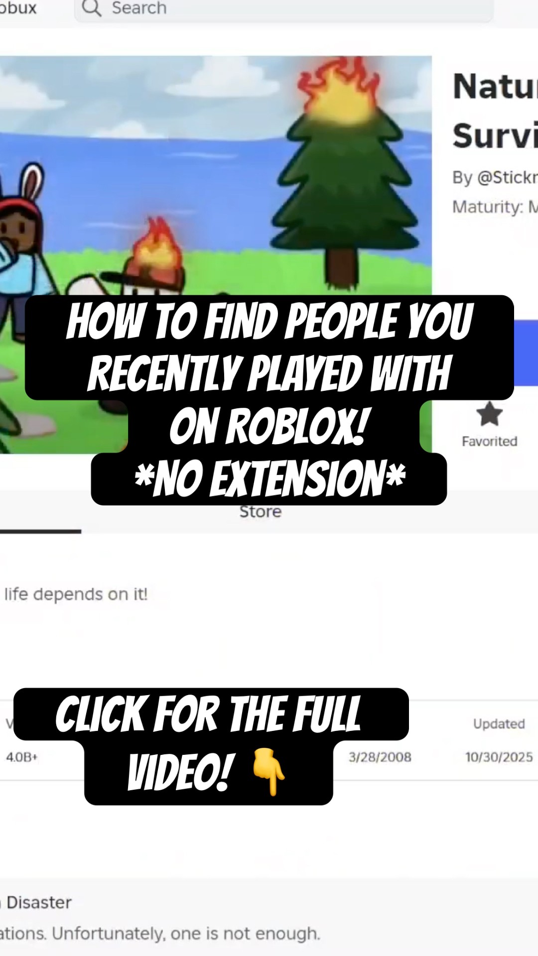 How To FIND PEOPLE You Recently PLAYED WITH On Roblox In 2026 No Oardefault 