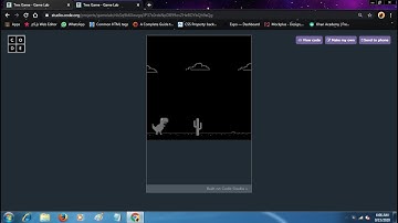 How to make Trex game in code.org(gamelab)(Part II) | Adding Animations.