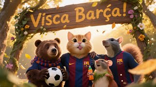 FC Barcelona... But It’s All Cute Animals 🐿️🐱🐦 screenshot 5