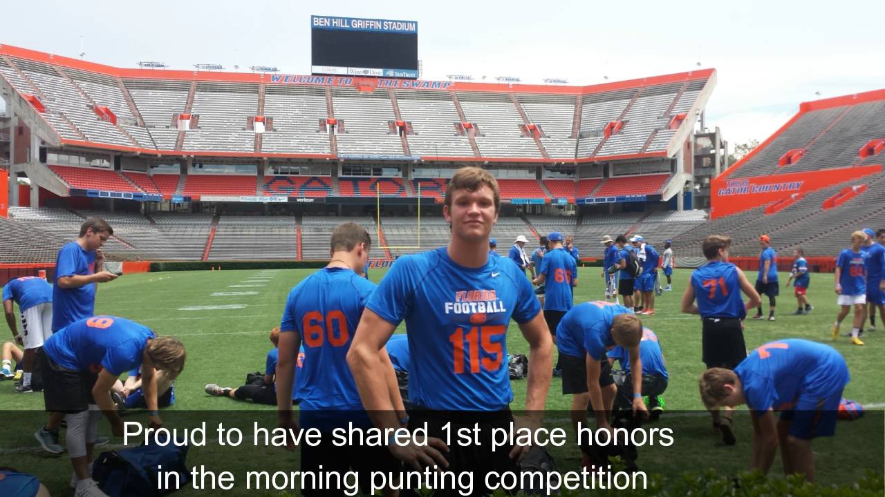 Florida Kicking Camp 2016 William Przystup class of 2018 YouTube