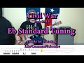 Civil War - Guns N&#39; Roses (Bass ONLY Cover with Tabs)