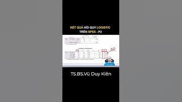 Kết quả hồi quy logistic p2 #shorts