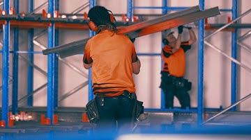 Satellite Shuttle Racking Timelapse