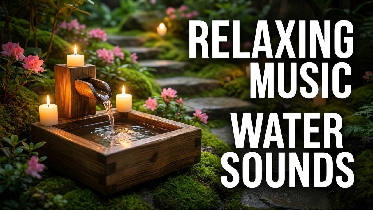 Zen Water Garden Music 🌿 Relaxing Sleep & Meditation Sounds for Calm ...