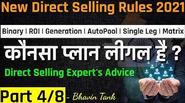 Which MLM Business Plan Is Legal In India | New Direct Selling Rules Draft 2021 Hindi | MLM Software