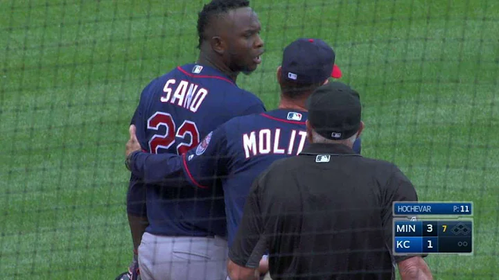 MIN@KC: Sano ejected for arguing balls and strikes