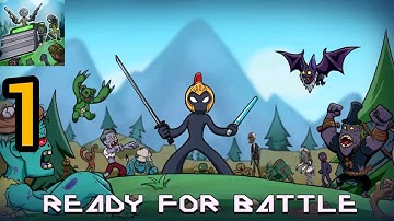 Stickman Fighter : Zombie War Gameplay Walkthrough part 1 - L Game Channel - Android Gameplay