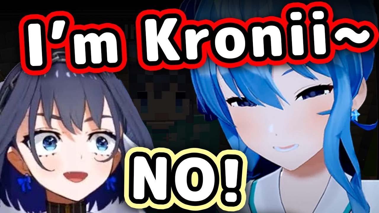 Suisei Steals Kronii's Identity...【Hololive】