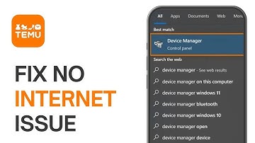 How to Fix Temu App No Internet Issue