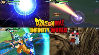 Great Attacks in Dragon Ball INFINITY WORLD Tenkaichi Tag Team DBZ TTT MOD PPSSPP ISO V4