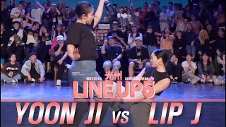 YOON JI vs LIP JㅣFREESTYLE Round of 16 ㅣ2019 LINE UP SEASON 5