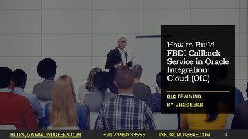Oracle Integration Cloud Tutorial | Oracle Integration Cloud Service | FBDI Callback Service in OIC