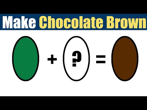 वीडियो: क्या चॉकलेट ब्राउन में लाल रंग होते हैं?
