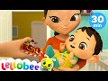 Christmas Eve Song! | Lellobee: Nursery Rhymes & Baby Songs | Sing Along Learning Videos