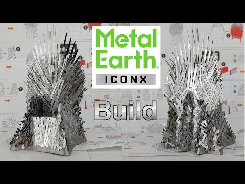 Iron Throne Game of Thrones Metal Earth Premium Series