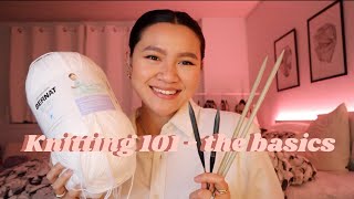 knitting 101- basics of what you need to know | tutorial