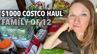 Food Haul for Large Family // HOMESTEAD PANTRY TOUR