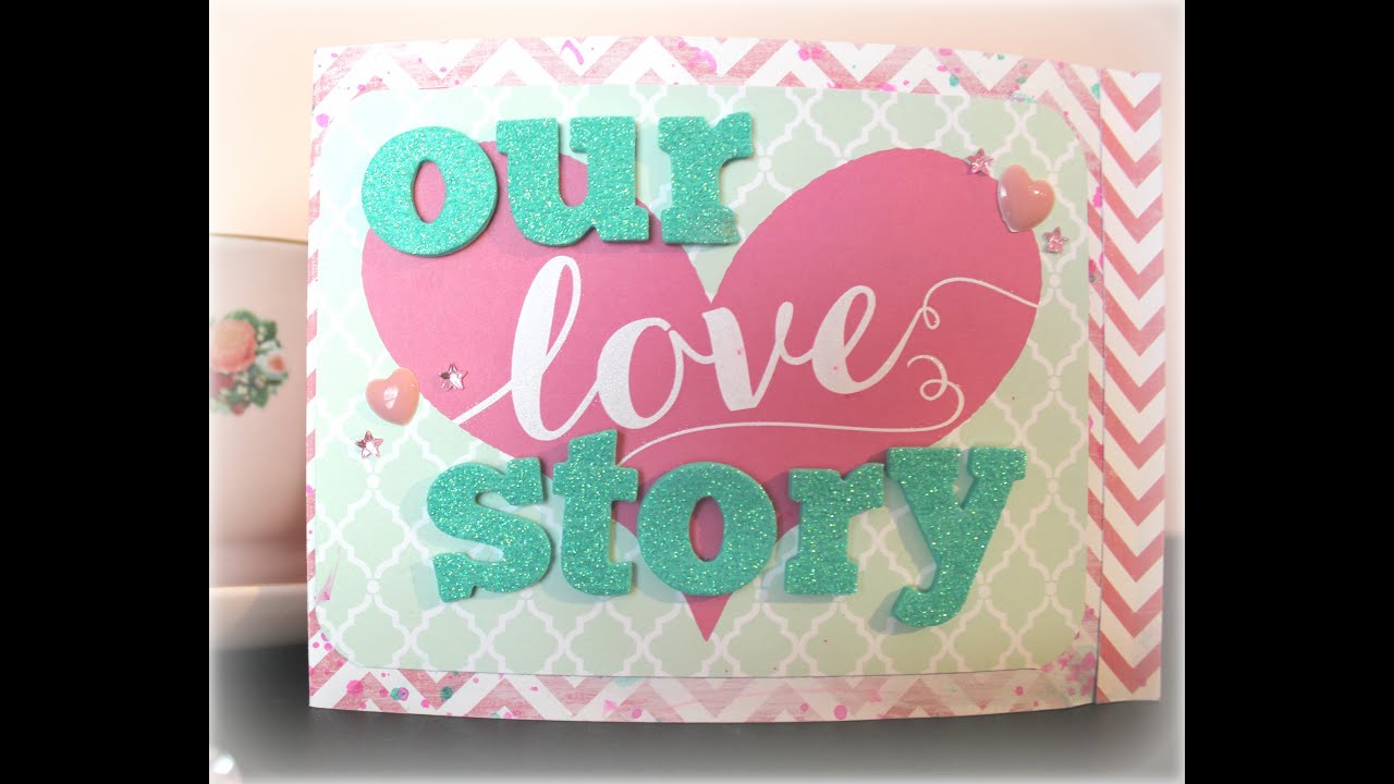 s day diy matchbook mini album youtube valentines photo albums